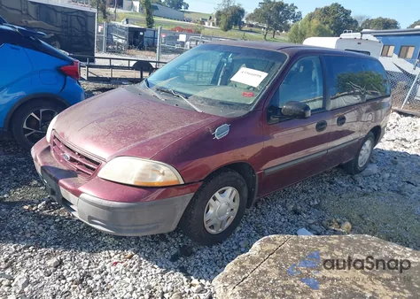 2000 Ford Windstar Lx from USA, damaged, VIN 2FMZA5148YED89781